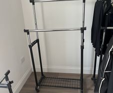3 clothes rails