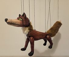 Fox Czech Handmade Wooden Marionette
