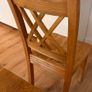 Solid Oak Dining Chairs set of 2 Image 2
