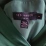 Vintage Ted Baker London 100% Silk Dress - Size 8/10, Emerald Green Image 7