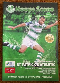 2018 Shamrock Rovers v St. Patrick's Athletic - SSE Airtricity League Premier Division Programme