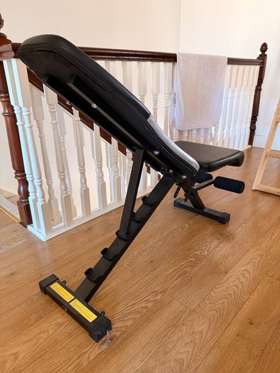 WINNOW Adjustable Weight Bench, Foldable, Flat/Incline/Decline