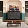Chest of Drawers for Bedroom with 7 Drawers, Fabric Storage Drawer, Tall Black Hallway Storage Unit Image 3