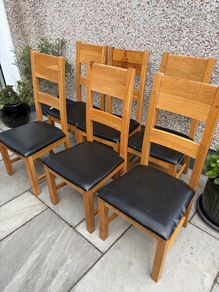 6 x used kitchen/dining chairs for sale