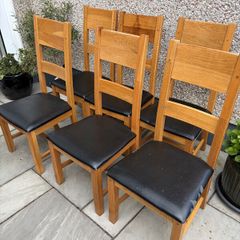 6 x used kitchen/dining chairs for sale