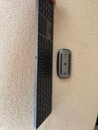 Apple Magic Keyboard with Numeric Keypad & Magic Mouse (Black)