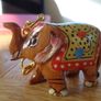 Hand Painted Elephant Key Ring for Sale Image 2
