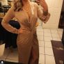 Boohoo Nude ball gown worn once Image 2