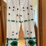 REDUCED Fab Zara Insta Famous Bloggers White Linen Blend Embroidered Trousers Size Large UK 12 New with Tags Image 9