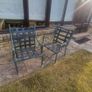 Garden table, chairs, sun lounger Image 4