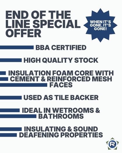 Specialist Building Boards - END OF THE LINE OFFER