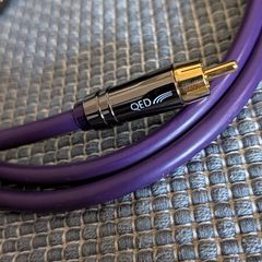 QED Performance Digital Audio Coaxial Cable (75 Ohm) - 1m Purple