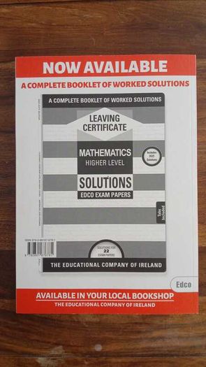 EXAM PAPERS 2026 - Maths Higher Level - Leaving Certificate