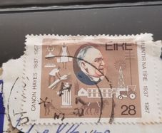Irish Stamp - Canon Hayes & Muintir na Tire (1987)