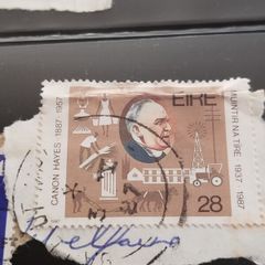 Irish Stamp - Canon Hayes & Muintir na Tire (1987)