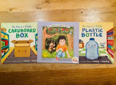 Kids Eco & Nature Picture Books x3 - Recycling, Wildlife & Johnny Magory