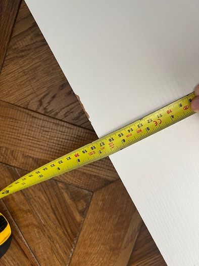 2 White Floating Shelves