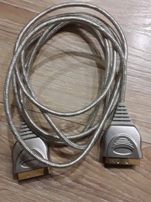 High speed scart cable with gold plate