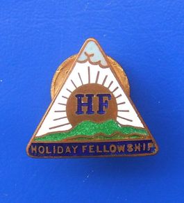 Holiday Fellowship (HF) - membership badge (1930's - 1950's)