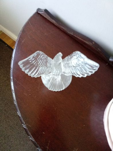 vintage glass eagle