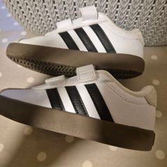 Adidas White & Black Trainers
