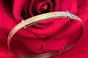 Vintage sterling silver bangle