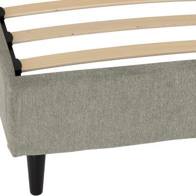 Amelia Bed in Dark Grey Fabric