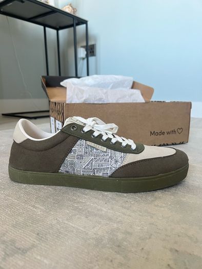 Selbi Tancredi Soft sneakers EU 43 / UK 10 | Olive & cream | New