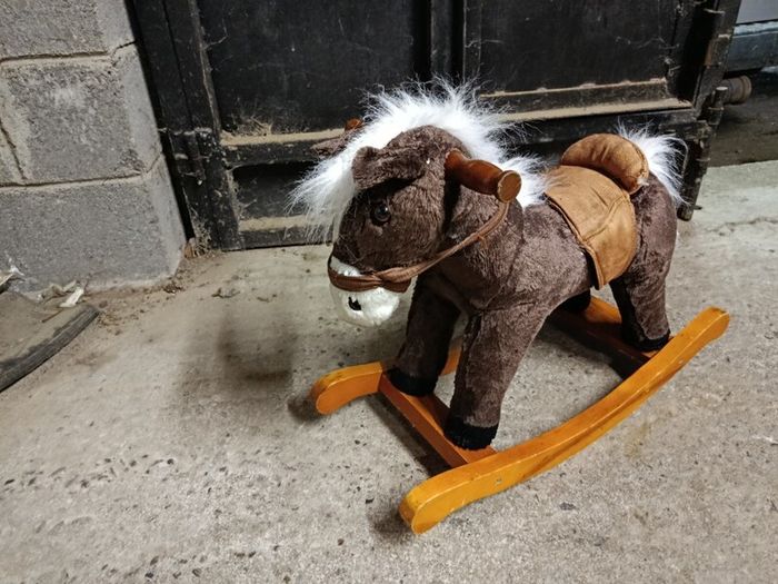 small child's rocking horse