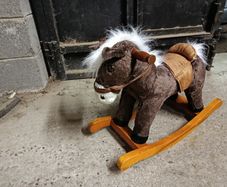 small child's rocking horse