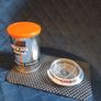Amston Sterling Silver & Crystal Glass Coaster. Image 3