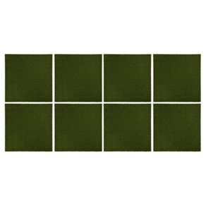 Artificial Grass Tiles 8 pcs 50x50x2.5 cm Rubber
