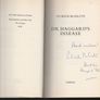 Patrick McGrath. Dr Haggard's Disease. "Signed" Image 3