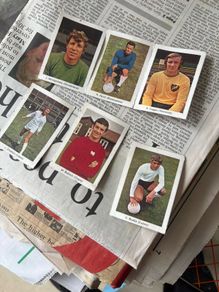 Vintage Tiger My Favourite Soccer Stars Cards Jack Charlton Roger Hynd Ken Foggo 1970s