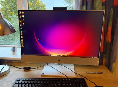 HP Pavilion 27" All-in-One PC, Intel i7 12th Gen, 16GB RAM, 1TB SSD