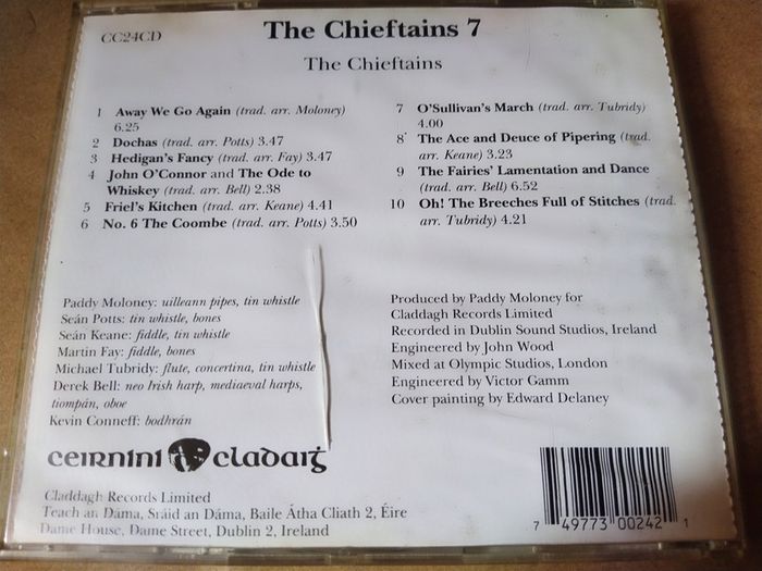 The Chieftains 7 Cd