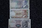 Turkey Banknotes - (5) 1980s  - 2009 : Circulated