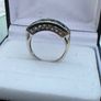 9ct White gold ring with 5 stones Aquamarine Image 10
