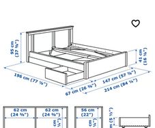 IKEA Songesand bed frame without storage