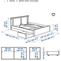 IKEA Songesand bed frame without storage