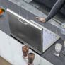 Drop in Ice Chest, 20"L x 16"W x 13"H Stainless Steel Ice Cooler, Commercial Ice Bin with Hinged Cover Image 6