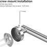 NEW SALE | Towel Rail Stainless Steel Towel Holder Bath Towel Holder Towel Rail 12 Inches Silver Image 7