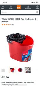 String mop head and handle and wring bucket