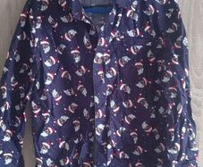 xmas christmas shirt 5-6 years old like new worn once