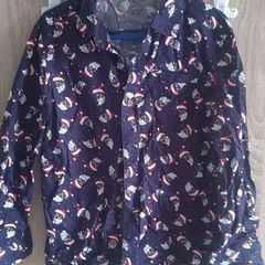 xmas christmas shirt 5-6 years old like new worn once