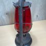 Vintage Dietz Monarch Kerosene Railway Lantern Red Glass Globe -For Restoration PROP Image 6