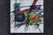 Original hand paint picture, painting by Strzala