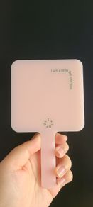 Into You Handheld Mirror in Pink