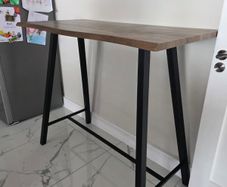 high kitchen table