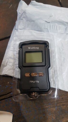 BRAND NEW 75Kg/10g Electronic Weighing Scale LCD Digital Display Hanging Hook Scale with Measuring Tape for Fishing Travel